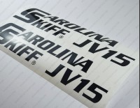 Carolina Skiff JV15 Boat Logo Decals Set of 2